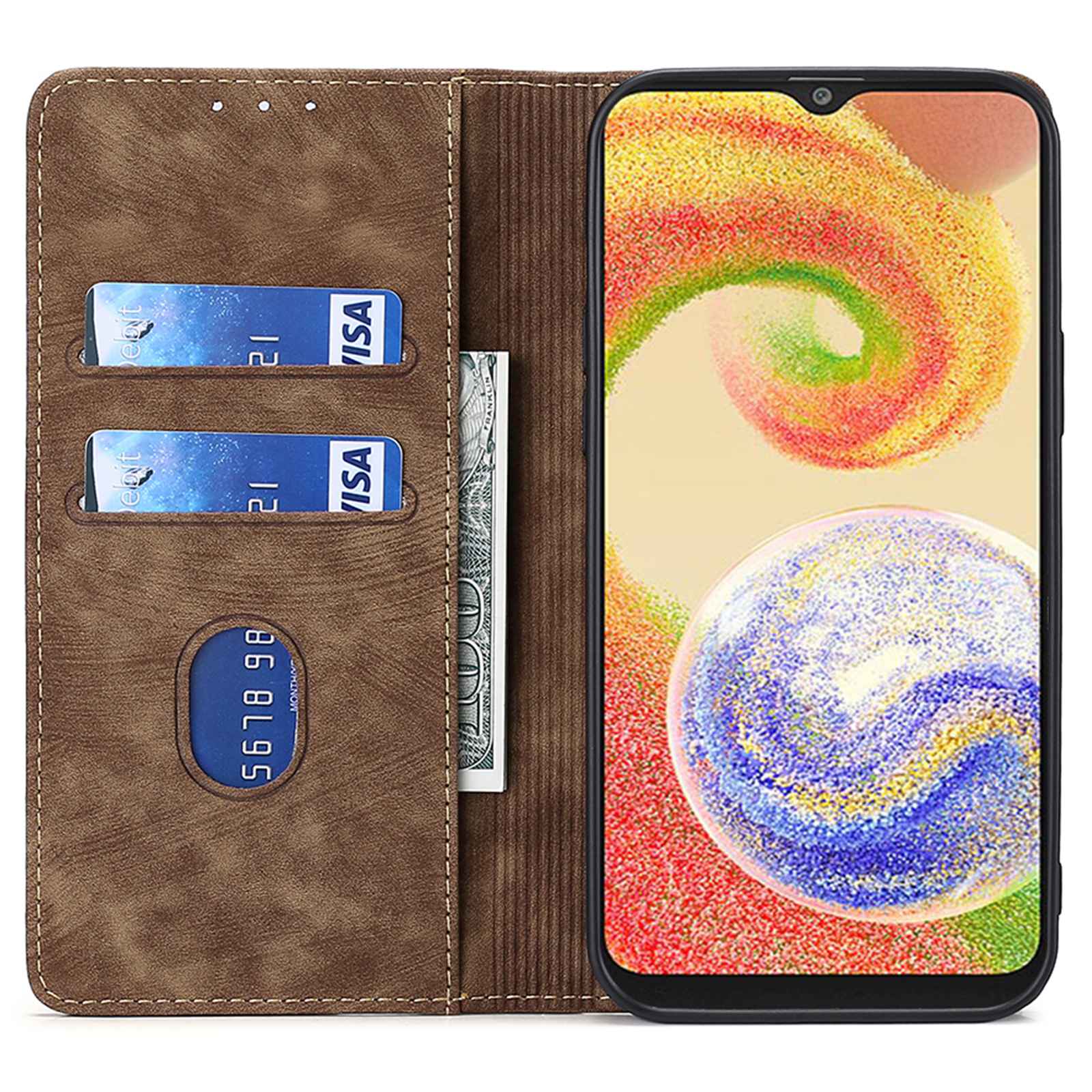 Textured Phone Cover for Samsung Galaxy M14 5G Stand RFID Blocking Wallet Magnetic Leather Flip Case Textured Phone Cover for Samsung Galaxy M14 5G Stand RFID Blocking Wallet Magnetic Leather Flip Case